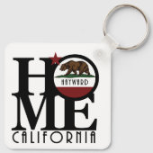 HOME Hayward California Sleutelhanger (Achterkant)