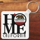 HOME Healdsburg California Sleutelhanger (Achterkant)