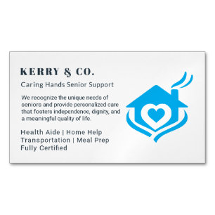 Home Help Visitekaartje – Professioneel & zorgzaam Magnetisch Visitekaartje