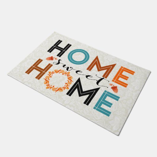 Home Herfst Wreath Deurmat (Schuin)