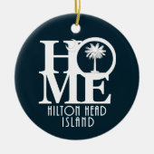 HOME Hilton Head Island Keramisch Ornament (Voorkant)