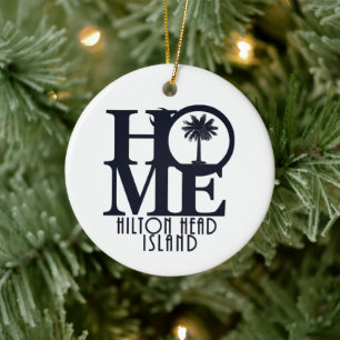 HOME Hilton Head Island Stone Onderzetter Keramisch Ornament