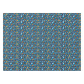 Home Hobby Seft Craft Paper Collage Pattern Blue Tafelkleed (Voorkant (Horizontaal))