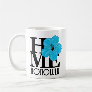 HOME Honolulu Blue Hibiscus 11oz Koffiemok