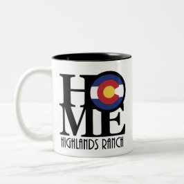 HOME Hooglanden Ranch Colorado 11oz Tweekleurige Koffiemok