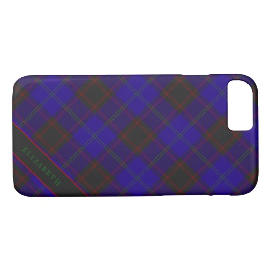Home Hume Clan Tartan Scottish Pset Case-Mate iPhone Case (Achterkant (Horizontaal))