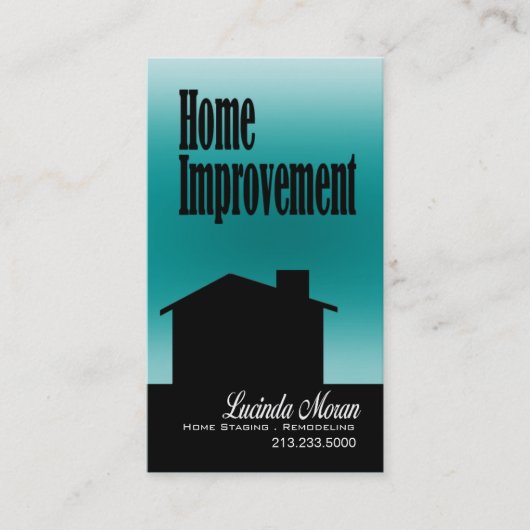 Home Improvement Remodeling Home Staging Interiors Visitekaartje (Voorkant)