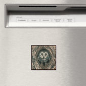 "Home in a Hole" Owl Magnet (In Situ (Lave-vaisselle))