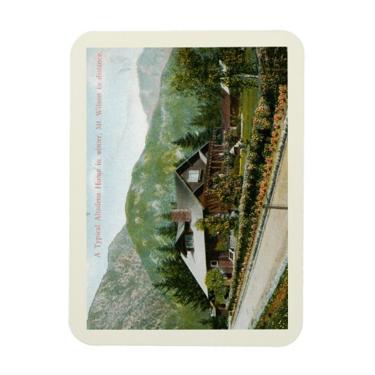 Home in Altadena, Mt. Wilson CA 1910 Style Magneet (Verticaal)