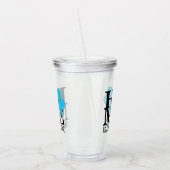 HOME Indialantic Blue Hibiscus Acryl Drinkbeker (Links)