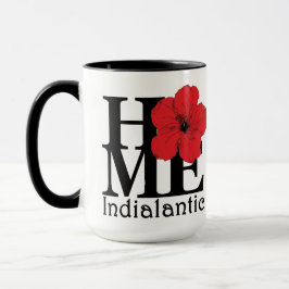 HOME Indialantic Red Hibiscus 15oz Mok