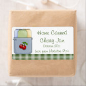 Home Ingeblikt Cherry Jam Jar Label (personalisere (Insitu)