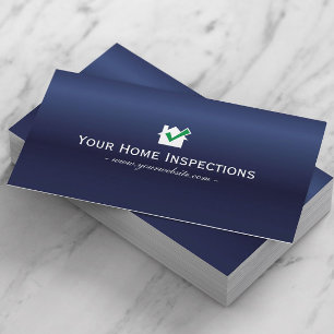 Home Inspections Real Estate Royal Blue Visitekaartje
