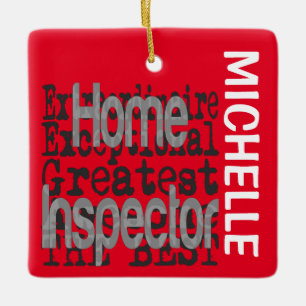 Home Inspector Extraordinaire CUSTOM Keramisch Ornament