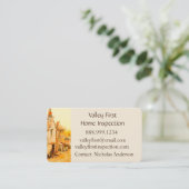 Home Inspector Licensed House Inspector Visitekaartje (Staand voorkant)