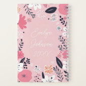 "Home Is Me" Nom personnalisé & Journal de l'année (Verso)