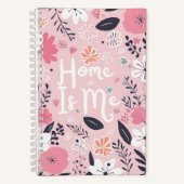 "Home Is Me" Nom personnalisé & Journal de l'année (Recto)