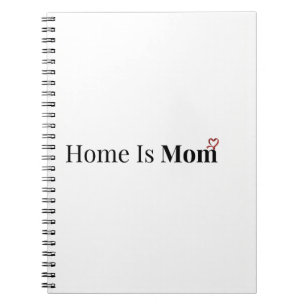 Home Is Mom Notitieboek Moederdag Cadeau Dagbo