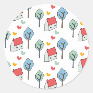 Home is... ronde sticker