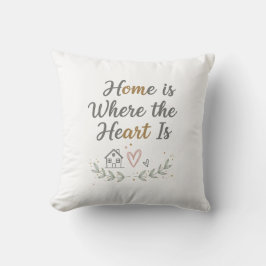 Home Is Waar Het Hart Is – Gezellige Wall Art Quot Kussen