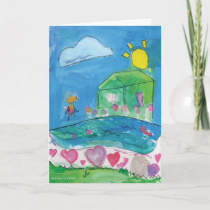 Home is waar het hart is - KidsArt voor CHOC Kaart