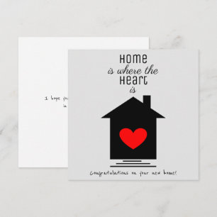 Home is waar het hart is - New Home Kaart