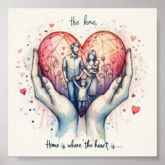 Home is Waar het hart is Print