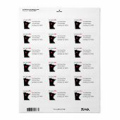 Home is Waar het Hart MINNESOTA Etiket (Full Sheet)