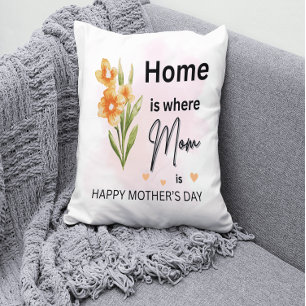 Home is waar mama kussen is - Bloemrijke Moederdag