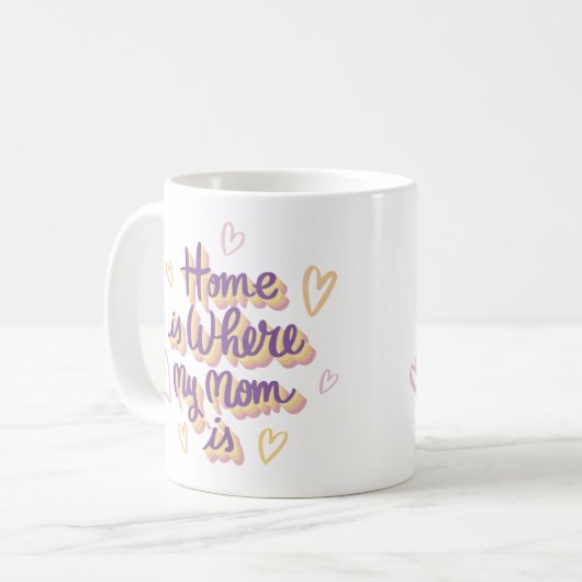 Home is waar mijn moeder Mok is (Voorkant links)