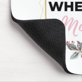 Home is waar mijn moeder zwart is muismat (Hoek)