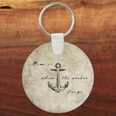 Home is where the anchor drops sleutelhanger (Voorkant)