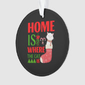 home is where the cat is Christmas (devant)