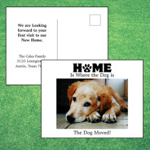 Home is Where to Dog is Moving Aankondiging