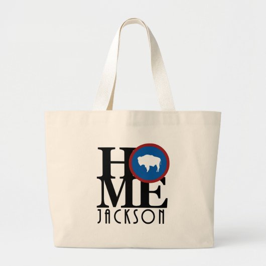 HOME JacksonWY Grote Tote Bag (Voorkant)