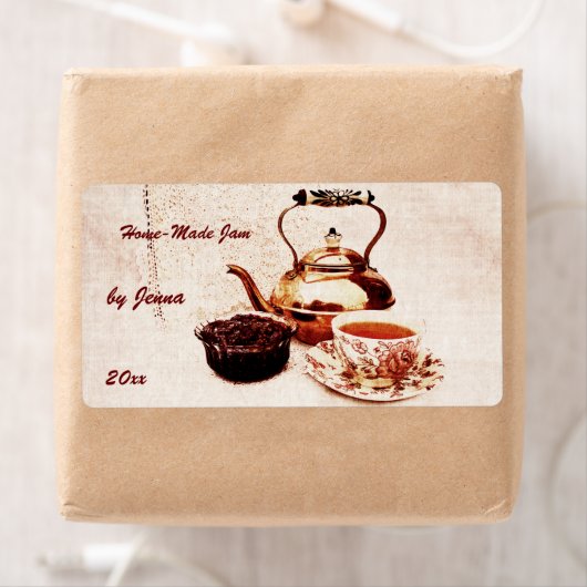 Home-Jam - elk smaakconservenlabel Etiket (Insitu)