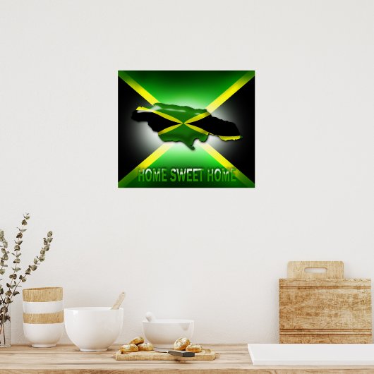 Home Jamaica Large Poster Print (Keuken)