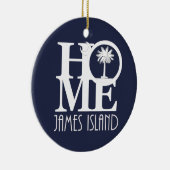 HOME James Island Keramisch Ornament (Rechts)