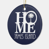 HOME James Island Keramisch Ornament (Links)