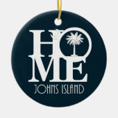 HOME Johns Island, South Carolina Keramisch Ornament (Voorkant)