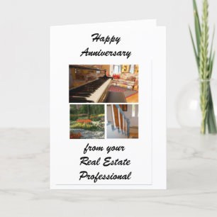 Home Jubileum Makelaar Wenskaart Kaart