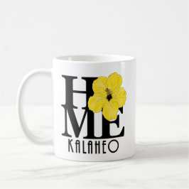 HOME Kalaheo Yellow Hibiscus 11oz Koffiemok