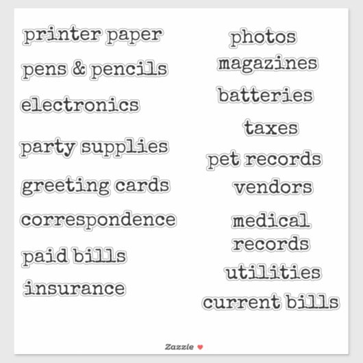 Home Kantoor  Labels (Vel)