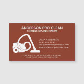 Home & Kantoor Pro Schoonmaak Magnetisch Visitekaa (Voorkant)