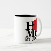 HOME Key Largo 11oz Tweekleurige Koffiemok (Voorkant rechts)