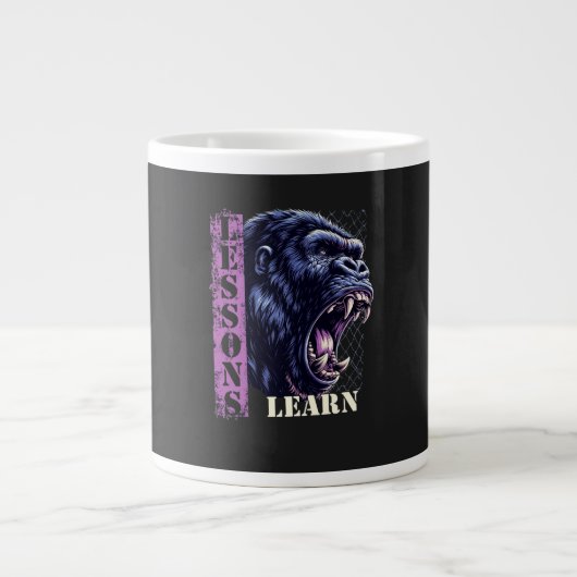 Home/Kitchen Angry Gorilla Specialty Mug Extra Grote Beker (Voorkant)