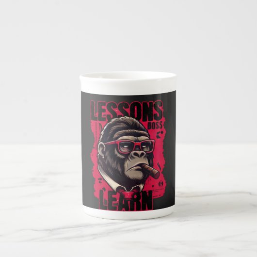 Home/Kitchen Gorilla Boss Lessons Learn Mug (Devant)