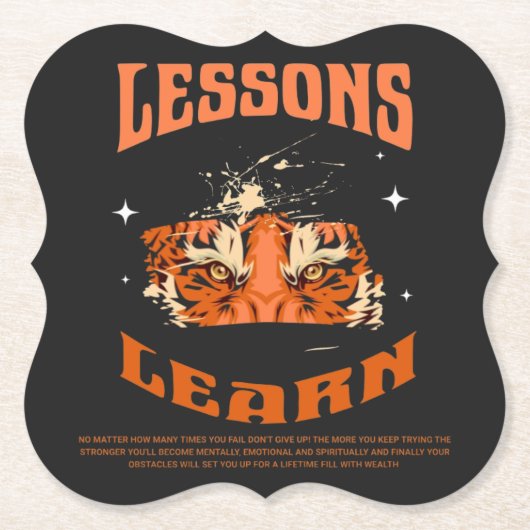 Home/Kitchen Resilient Gorilla Paper Coaster Kartonnen Onderzetters (Voorkant)