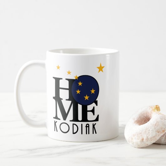 HOME Kodiak Alaska Koffiemok (Met donut)