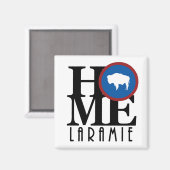 HOME Laramie Wyoming Magneet (Voorkant / Achterkant)